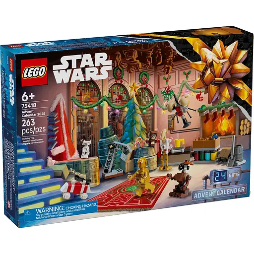 Конструктор LEGO Star Wars Адвент календарь 2025, 263 детали (75418)