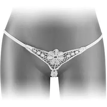 Трусики-стринги с доступом Fashion Secret DANUTA White S/M/L
