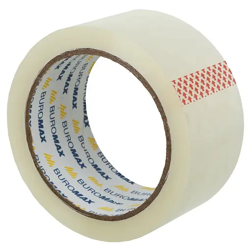 Лента клейкая упаковочная, 48 мм х 66 м х 45 мкм, прозрачная