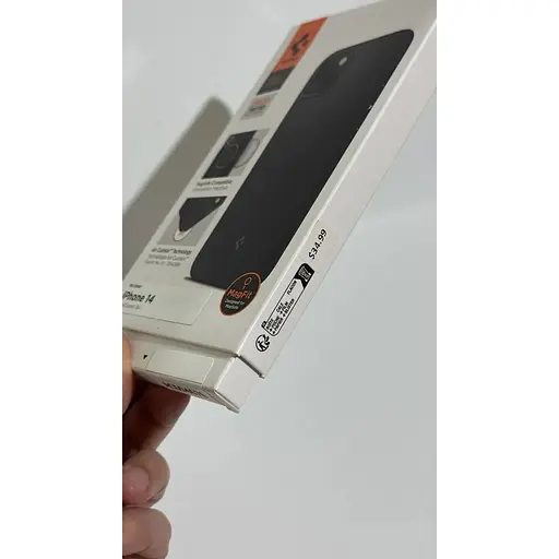 Оригинальный противоударный чехол Spigen для iPhone 13 / iPhone 14 Core Armor MagSafe MagFit Black ACS04676 - фото 3
