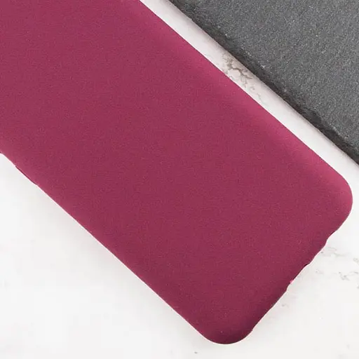 Чохол Getman TPU Liquid Silk Full Camera для Samsung Galaxy A06 Бордовий/Marsala - фото 4
