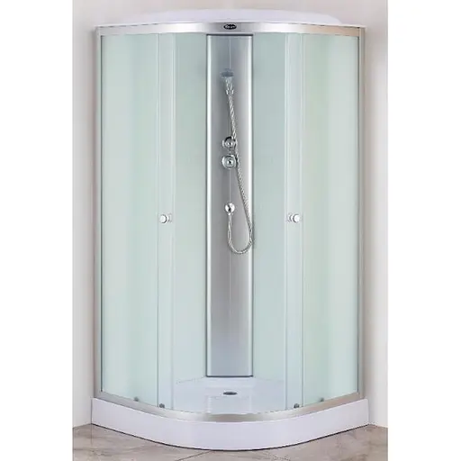 Душевой бокс Bravo Wislok L90F 000020937, Хром матовый, матовый, хром матовый - фото 1