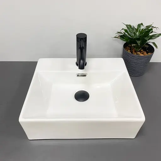 Умивальник VBI Padua 40 white накладний підвісний VBI-012202, Білий - фото 4