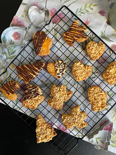 Набір металевих форм для вирізання висічки вирубки печива 6 шт. (янголятко, ялинка, рибка, сердечко), Master Class Сірий 86828 - фото 5