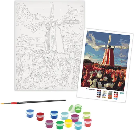 Картина по номерам Rosa Start Старая мельница - фото 2