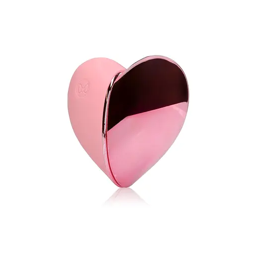 Вібратор для клітора Loveline Tapping Heart рожевий - фото 8