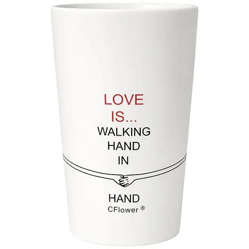 Чашка Led Love is C с бамбуковой крышкой и ложкой 360 мл (B060494) - фото 2