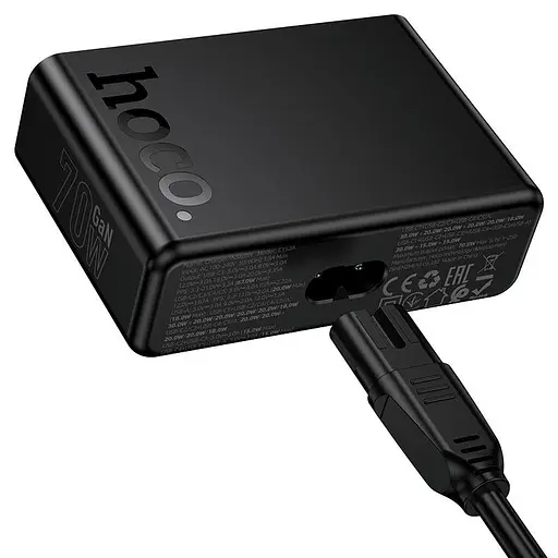 Зарядное устройство - адаптер станция 6 портов Hoco C152A 70w - фото 4