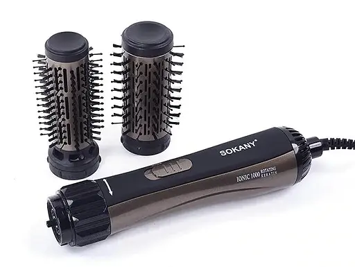 Вращающаяся фен-щетка Sokany SD-903 1000Вт - фото 8