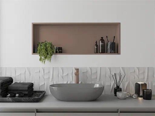 Полка в ванную комнату Nett YBr-70, горизонтальная 70 см Бронза - фото 3