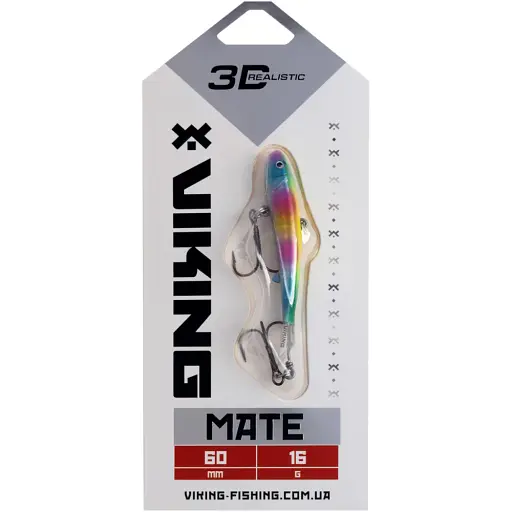 Балансир Viking Fishing Mate Ice Jig 60mm 17g #16 European Values - фото 2