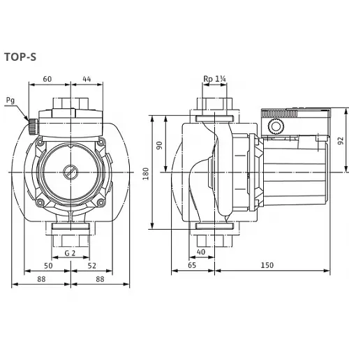Циркуляционный насос Wilo TOP-S 30/5 DM PN10 (2044014) - фото 2
