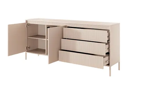 Комод Perfect Home Сенсо / Senso 2-дверний з 3 шухлядами 2D3S/187 Беж (PFH-091108) - фото 6