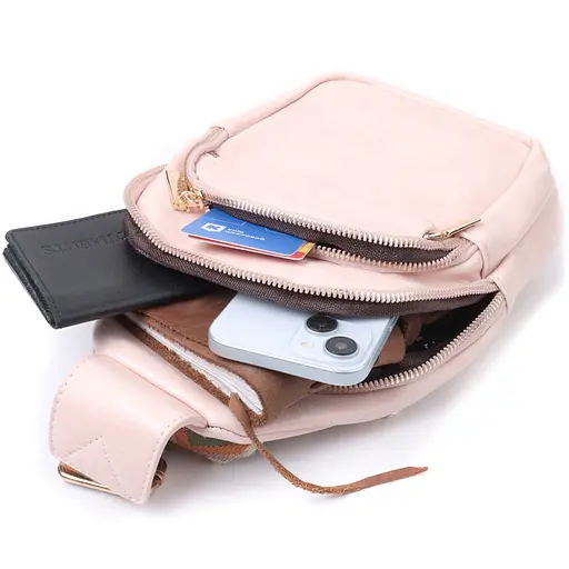 Компактная женская сумка Vintage с одним плечевым ремнем из гладкой экокожи 16х25х6.5 см sum0026943 - фото 9