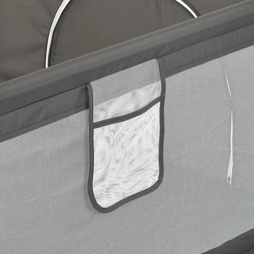 Дитячий манеж MR 1339-G, сірий, ширина з ніжками 132 см - фото 2