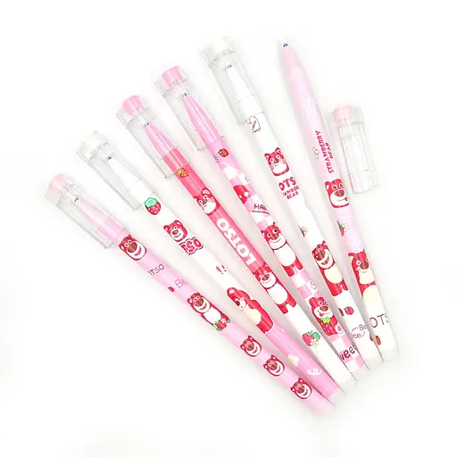 Ручка пиши-стирай Strawberry Bear, 0.5 мм, синяя, 12 шт. (в ассортименте)