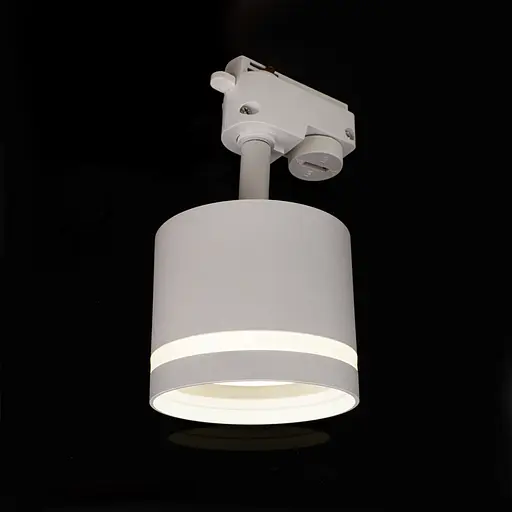 Круглый трековий светильник KW-34 GX53 WH Brille 48-162 - фото 4