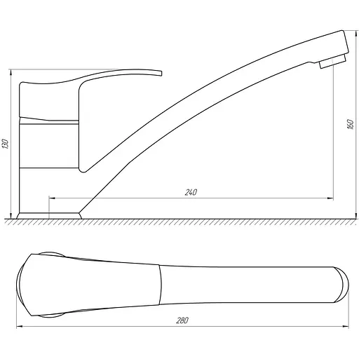 Змішувач для кухні Globus Lux QUEENSLAND GLQU-103BIG - фото 4