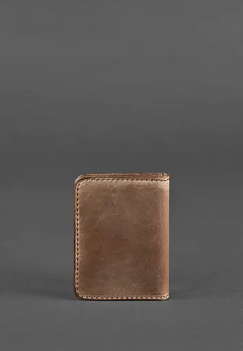 Кожаная обложка для ID-паспорта и водительского заседания 4.0 темно-коричневая - фото 5