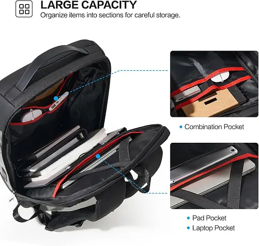 Рюкзак Oiwas OCB5012 черный - фото 6