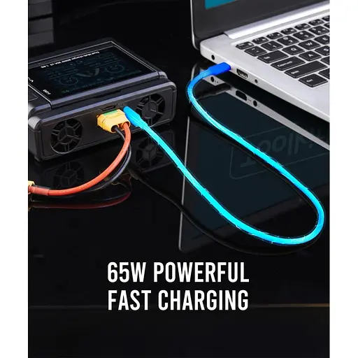 Двухканальное зарядное устройство ToolKitRC M8D 1600W 50A для FPV 1-8S черный (18759) - фото 5