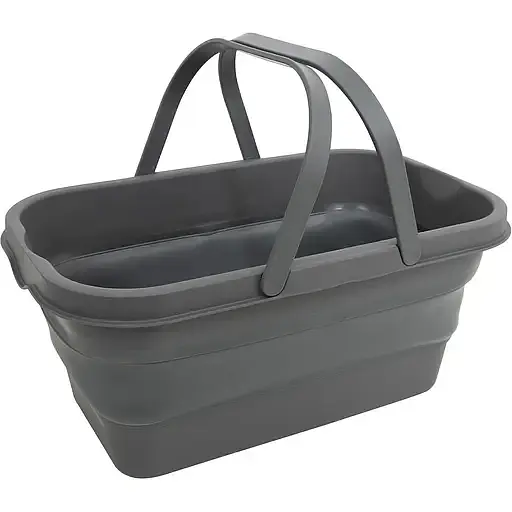 Кошик складаний Bo-Camp Foldable Box With Table Top Grey 17 л (6303695) - фото 3