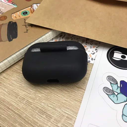 Чохол для навушників MAKE Apple AirPods Pro Silicone Black - фото 3