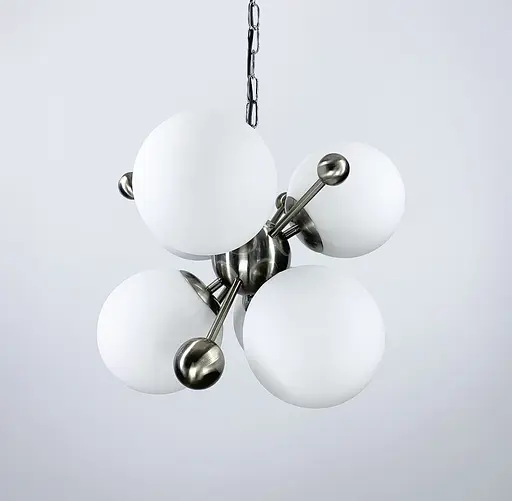 Подвесная люстра в корпусе цвета satin | Line F | Арт. 0666/6 Satin - фото 6