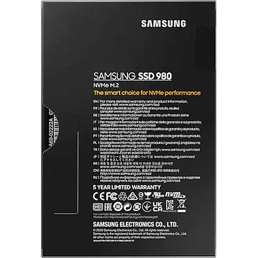 Накопитель SSD Samsung m.2 NVMe 1Tb 980 960 1024 (MZ-V8V1T0BW) - фото 6