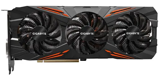 Видеокарта Gigabyte GTX 1080 8Gb Gaming G1 (GV-N1080G1 GAMING-8GD) (GDDR5X, 256 bit, PCI-E 3.0 x16) Б/у - фото 1