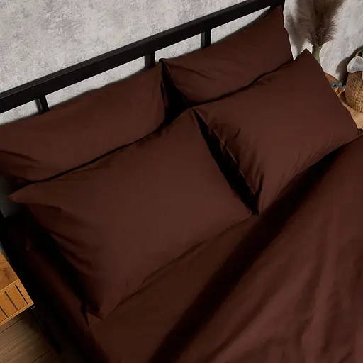 Комплект постільної білизни Moon&Star Бязь Gold Люкс Chocolate Dream King Size 220x240 наволочки 4х70х70 - фото 4