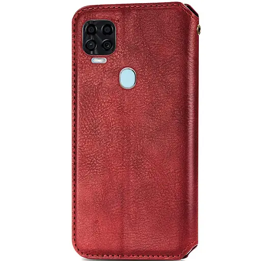 Шкіряний чохол-книжка Getman Cubic (PU) для ZTE Blade v2020 Червоний - фото 2