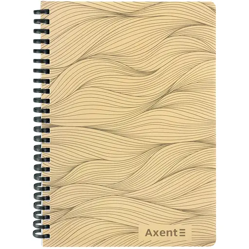 Блокнот Axent на спирали А5 в клетку 80 листов песочный (8472-2-A) - фото 2