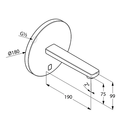 Смеситель для умывальника Kludi Zenta 3850305 - фото 2