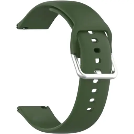 Ремешок DK CDK для Garmin Forerunner 255 / 255 Music "L" 22mm Silicone Sport Band Classic (011018) (virid)