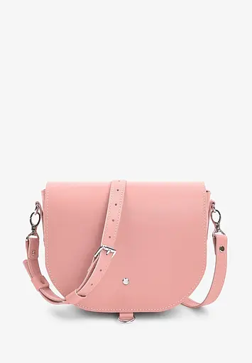 Жіноча шкіряна сумка Ruby L рожева - фото 2