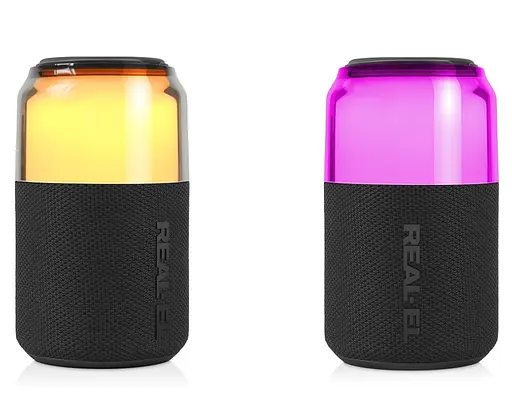 Портативна колонка Real-El RX705 5W Bluetooth TWS, RGB, Black - фото 6