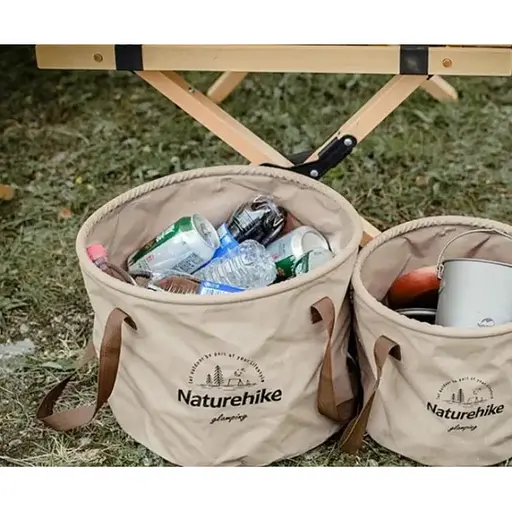 Ведро для воды Naturehike NH20SJ040 10 л Светло-коричневый (1047-6927595764619) - фото 3
