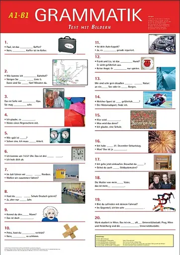 Die Grammatik-Plakate A1–B1. Übungsheft und 10 Plakate 10 Plakate - фото 3