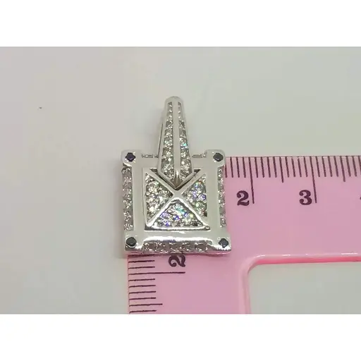 Серебряная подвеска Qvaliz с фианитами. 903-00243 - фото 4