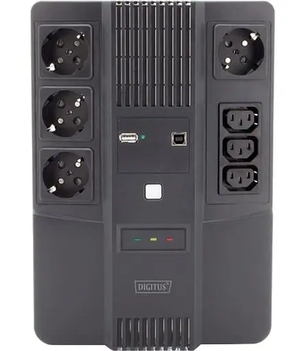 Источник бесперебойного питания Digitus 800 ВА / 480 Вт / 9 А*ч (DN-170111) - фото 2