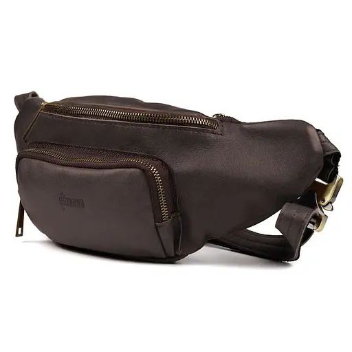 Шкіряна бананка TARWA 14х36х8 см 000296035 - фото 6