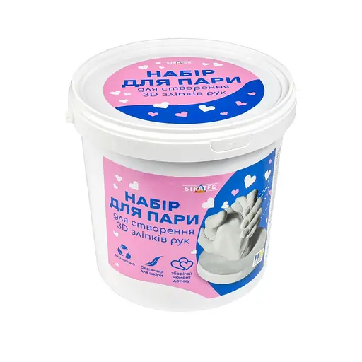Набір для творчості створення 3D зліпків рук 30912 гіпс - фото 1