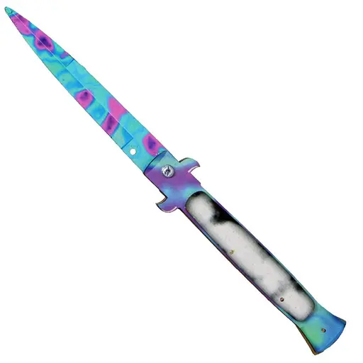 Ніж дерев'яний сувенірний SO-2 Стилет Tie-Dye Сувенір-Декор SO2ST-T