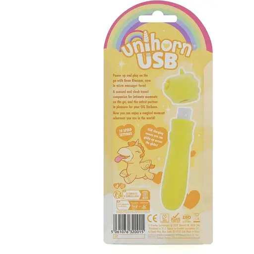 Віброкуля Unihorn USB Bullet - Bean Blossom - фото 5