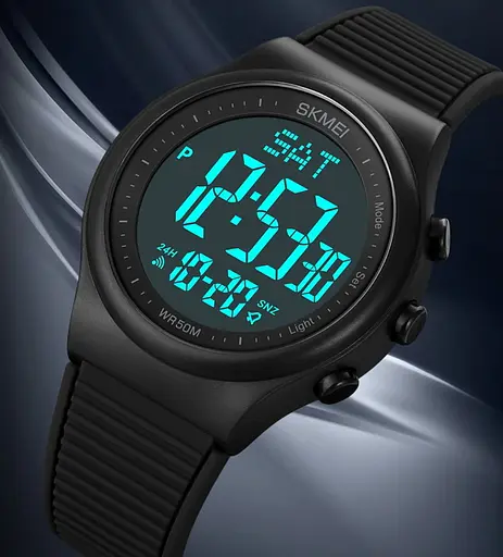 Наручний годинник чоловічий Skmei Aston Sport Black (2940) - фото 6