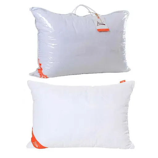 Подушка "Лебединый пух" искусственный, 50х70см микрофибра, стеганная, в фирменной сумке /1/