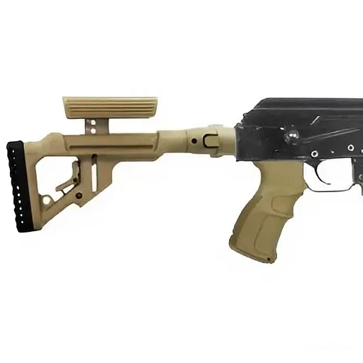 Складной приклад Fab Defense UAS для AK 47 полимер песочный