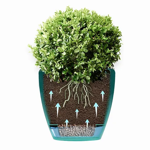 Вазон Santino Deco Twin 2.5 л кремовый (2023094) - фото 3