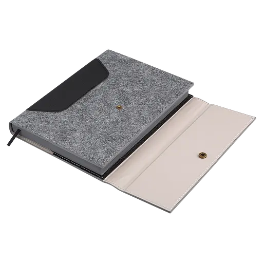 Щоденник датований Buromax Oscar 2026 A5 штучна шкіра чорний (BM.21142-01) - фото 6